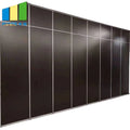 Modern Folding Room Partition Walls Aluminium Frame 65mm Thickness Soundproof Commercial Use for Warehouse Hospital Gym School