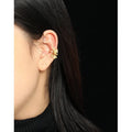 925 Sterling Silver Clover Flower Ear Cuff Earrings Non-piercing Earrings Women Luxury Jewelry 18K Gold Clip on Earrings Gift