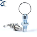 ZPBSS Custom High Strength Stainless Steel Ring Pull Index Plunger Pull Pin Spring Indexing Plunger for Automation Equipment