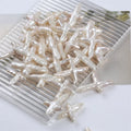 Wholesale 25*36mm Natural Irregular Cross Shape Pearls Natural Freshwater