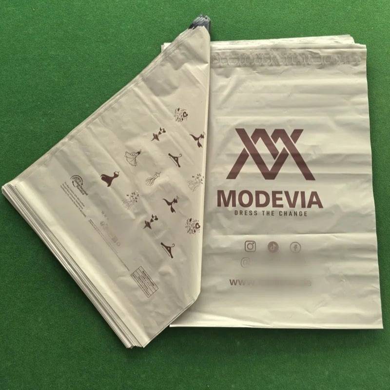 Eco-friendly Express Parcel Shipping Bags with Custom Logo Printing Poly Material for Clothing Shoes Socks Fur