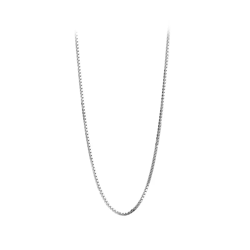 925 Sterling Silver Lobster Clasp Adjustable Necklace Chain Fashion Jewelry for Women