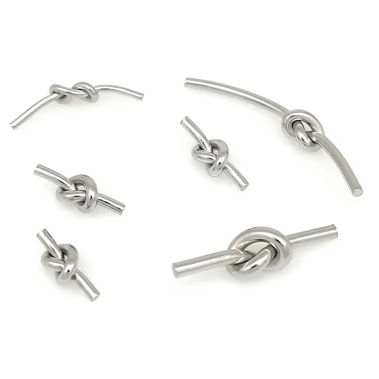 Handmade Designs Jewelry Making Accessories Stainless Steel Knot love Charm Pendant