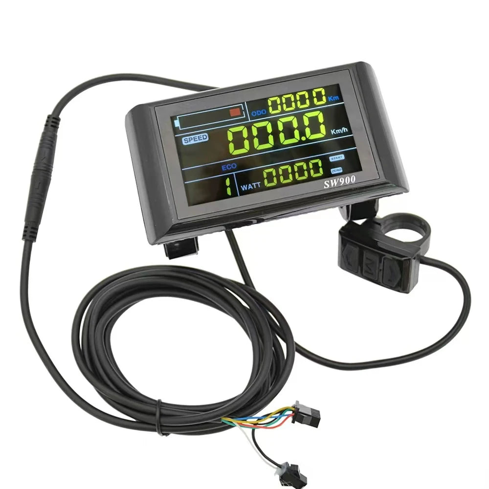 Electric Mountain Electric E Bike Scooter Bicycle Color Sw900 Color Lcd Speed Control Instrument Meter Display