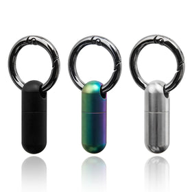 Customized Titanium EDC Container Waterproof Pill Box Medicine Case Container Bottle