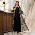 Zaynab Abaya Turkish Dresses Women Abaya Modern Satin Crystal Dress Front Open Moroccan Abaya Women Muslim Dress Jalabiya