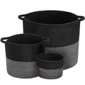 Wholesale Rope Basket Cotton Custom logo Cotton Rope Laundry Storage Baskets with Handle