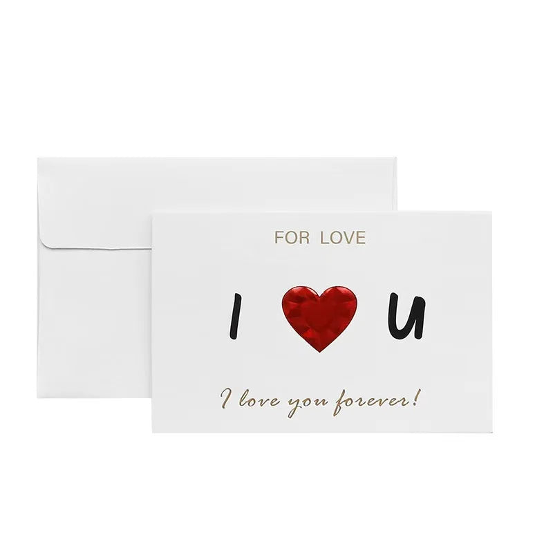Valentine's Day 520 Tanabata 3d love Card I love You Confession Card