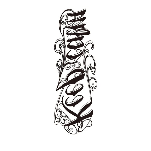Runzio CE Certified Custom Waterproof Hand & Arm Half Sleeves HB-064 Men's Temporary Tattoo Sticker Keep Calm-Lasting 3-7 Days
