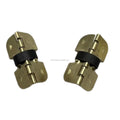 Factory Supply 29 X 20 X 0.5mm Gold Metal Spring Hinge with Spike for Boxes