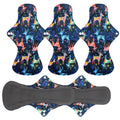 Reusable Sanitary Pad Menstrual Pad with Bag Period Pad Sanitary Napkin Famicheer Women Wingedwinged