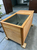 Luxury All-in-One Red Cedar Wood and Stainless Steel Ice Bath Tub 1.5 HP Water Chiller Full Insulation with Ozone