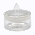 Professional Clear Glass Watch Oil Cup with Lids for Cleaning Watch Parts