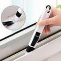 Multipurpose Window Door Keyboard Cleaning Brush Cleaner+Dustpan 2 in 1 Tool Black Blue Color Window Brush DH9213