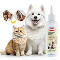 Custom Logo Pet Grooming Product Herbal Mite Treatment Drops Gentle Formula Pet Care Ear Cleaner Cat & Dog