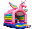 Hot Sale unicorn Bouncer With Slide  Inflatable Bounce Slide Castle for Kids and Adult