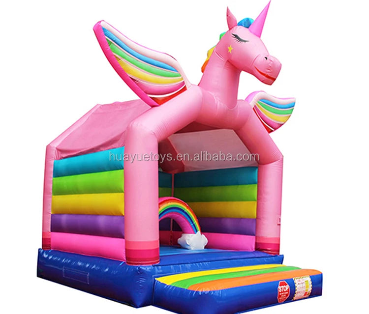 Hot Sale unicorn Bouncer With Slide  Inflatable Bounce Slide Castle for Kids and Adult