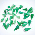 HZ New Arrival Indian Artifacts Pendulum Eye Agate Unique Green Aventurine Pendulums for Birthday Gift