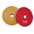 Diamond Polishing Pads Kit 4 Inch 100mm Wet/Dry for Granite Stone Concrete Marble Polishing Use Grinding Discs Set