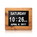 Digital Clock Large Display 8" Color Change Dementia Calendar Clock With Medicine Reminder