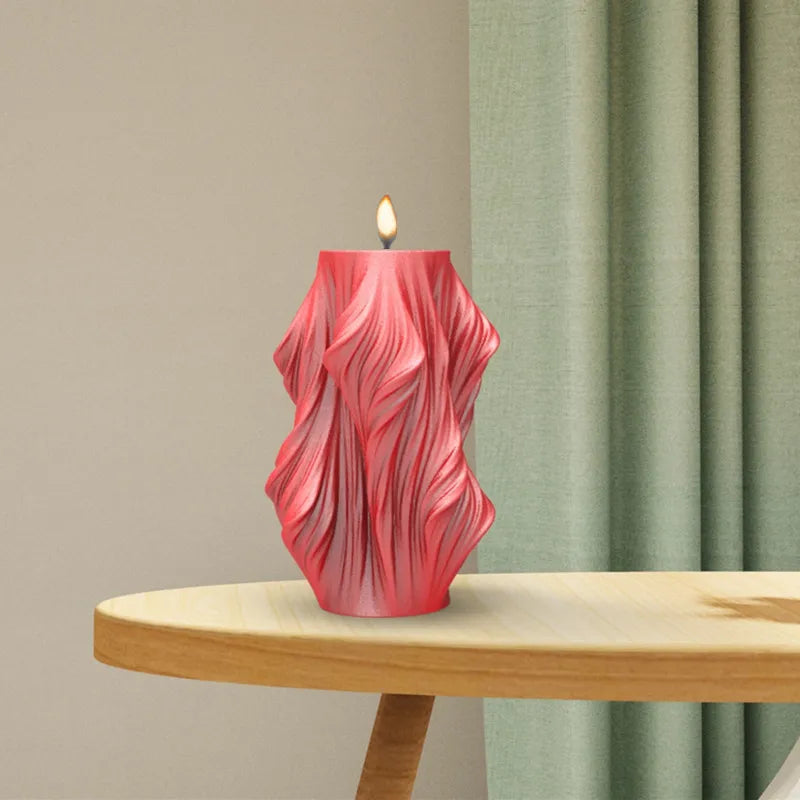Geometric Silicone Molds for Resin Art Wavy Irregular Wholesale Liquid Silicone Rubber to Make Mold for Candle