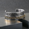 Hot Selling Open Bracelet Odin Character Stainless Steel Bracelet Retro Trend Adjustable Bangle for Men Jewelry