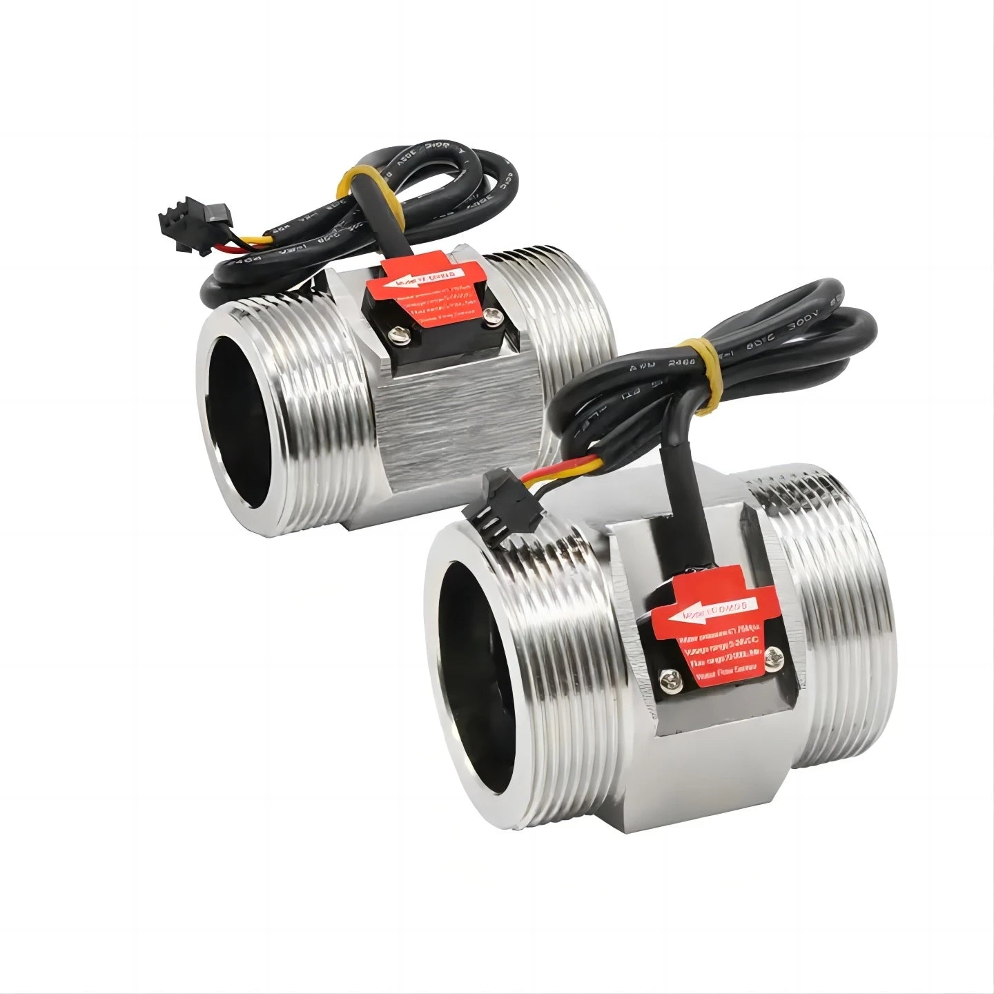 1/2'' 3/4'' 1'' Stainless Steel Water Flow Sensor 1.75MPa DC3.5~24V NPN Hall Turbine Flow Switch Senor
