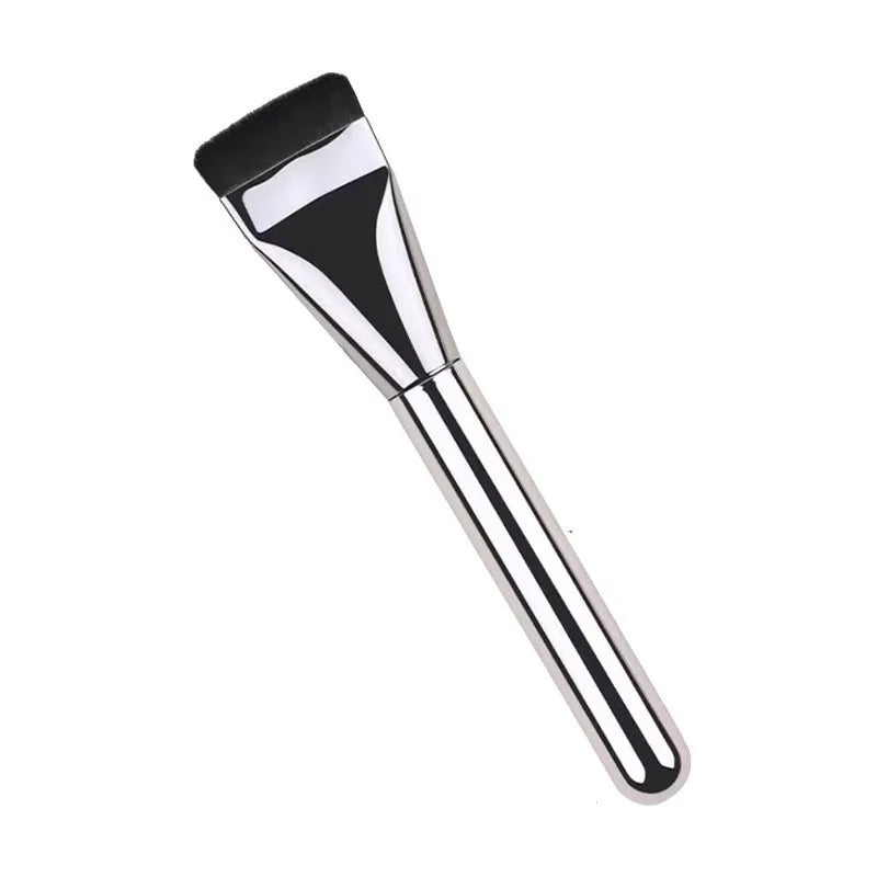 Professional Foundation Brush High Quality Synthetic Hair with Electroplated Copper Tube Single Makeup Brush Flat Design