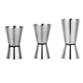 20/40ml Japanese Stainless Steel Double-Ended Cocktail Jigger Bar Measures Food Safe Customizable OEM/ODM Bar Tools