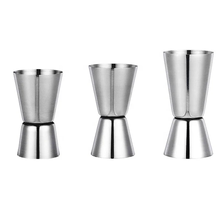 20/40ml Japanese Stainless Steel Double-Ended Cocktail Jigger Bar Measures Food Safe Customizable OEM/ODM Bar Tools