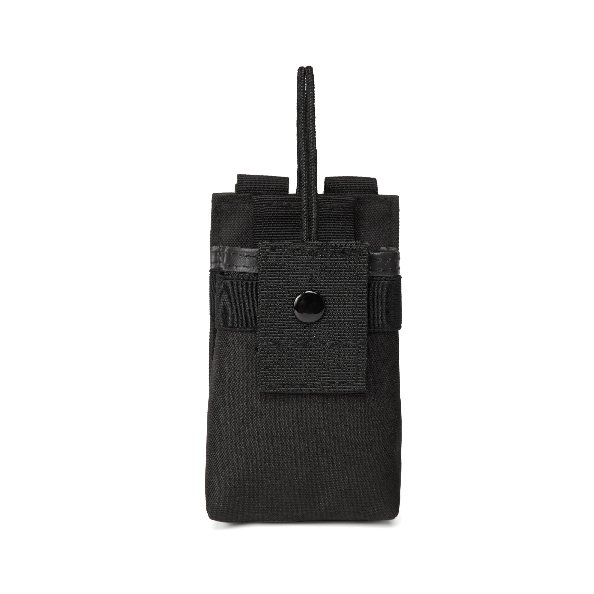 Tactical Intercom Bag for Walkie Talkie Molle Radio Holster Pouch Duty Belt Nylon Material Waist Bag for Security Application