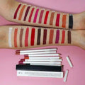 OEM Cosmetic Long Lasting Waterproof Matte Lipliner Pencil Low Moq No Logo Custom Brand White 22 Color Lip Liner