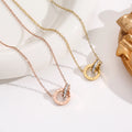 2025 Luxury 18k PVD Gold Plated Stainless Steel Roman Number Long Link Chain Dainty Korean Fashion Style Sweater Necklace
