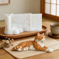 3D Cute Cat Silicone Molds Handicraft Gypsum Ornaments for Aromatherapy Candle