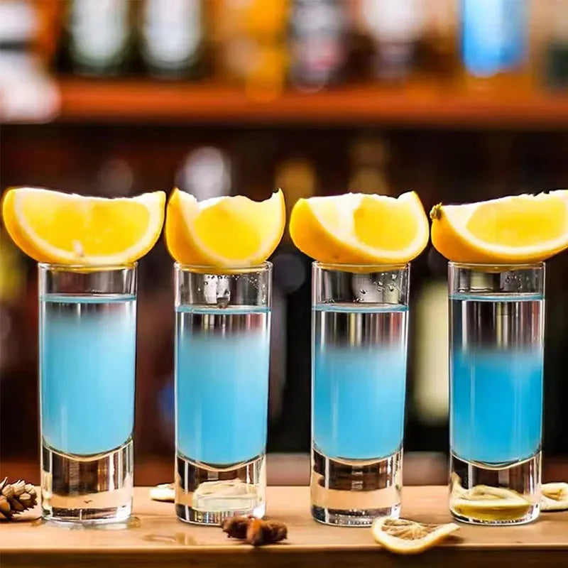 Wholesale Custom Thick Bottom Whiskey Glass Liquor Juice Glass