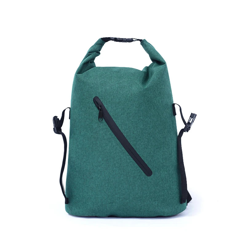 Wholesale Multiple Color Waterproof Dry Bag Backpack Adjustable Strap Roll Top Zipper 15L School Bag