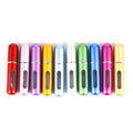 Portable in Stock 5ml Empty Travel Mini Metal Perfume Aluminum Spray Bottle with Fine Mist Sprayer for Essential Oil Wholesale