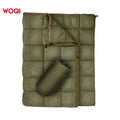 WOQI Factory Price Lightweight Down Alternative Puffy Camping Waterproof Picnic Blanket