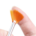 Personalized Pinceau Brochas Nail Art Fan Brush Multiple Function Facial Beauty Application Brush Mash Fan Brush