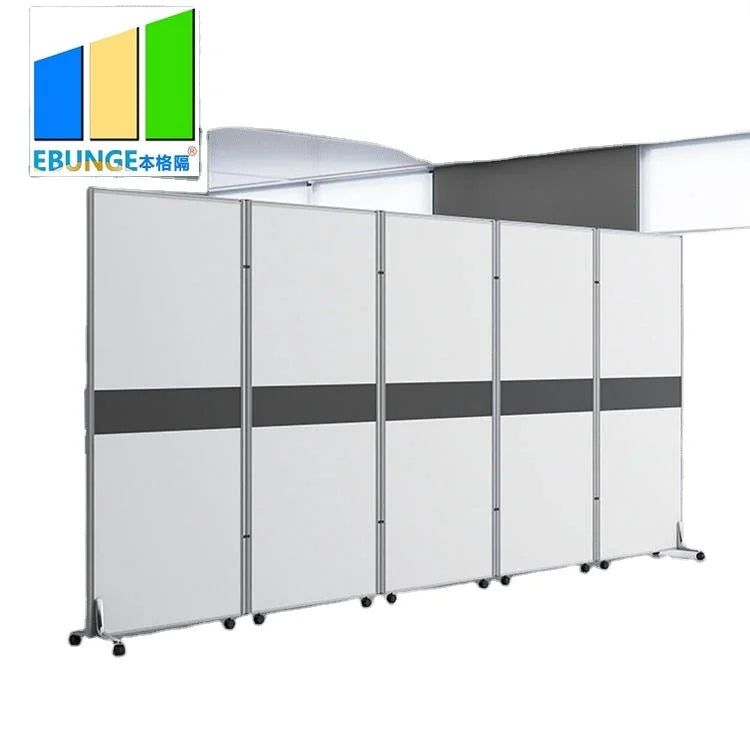 Free Standing Foldable Fabric Room Dividers for Office Gallery Banquet Hall Dining Warehouse & School Wall Art Gallery Partition
