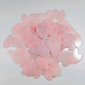 Huiying Professional Natural Healing Stone Heart Shape Rose Quartz Gua Sha Board For Facial Beauty