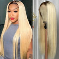 1B613 Blonde 13*4 Pelucas Con Encaje Frontal Wigs Lace Front Human Hair 210% Density Ear to Ear Straight Hd Lace Frontal Wigs