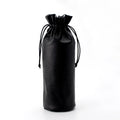 Fashion Custom Round Bottom Drawstring Pouch Leather Gift Bag Cosmetic Bag