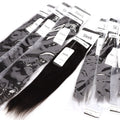 Top Grade Best Quality Unprocessed 2 Bundles in One Pack Virgin Temple Wholesale Straight Human Double Drawn Raw Indian Hair