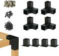 Pergola Kit Brackets 2 Pack 4x4 Inches Woodworks Pergola Bracket Hardware Kits  Post Base for Gazebos Patio Pergolas