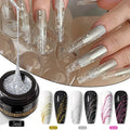 BORN PRETTY PRO 5ml Silver Gold Color High Shiny Spider Gel Paint Super Flash Wire Drawing Spider Liner Gel Nail Art