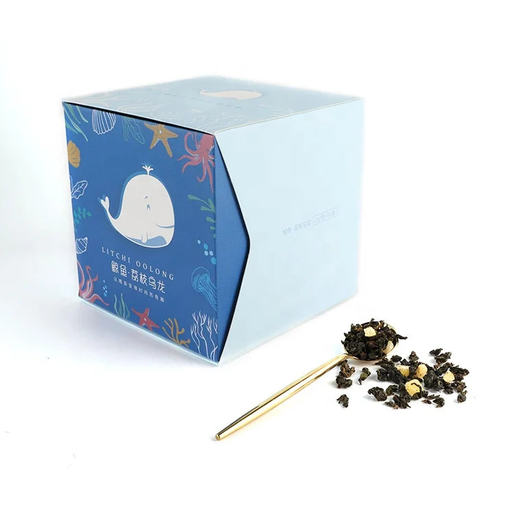 Food Grade Biodegradable Corn Fiber Material Shaped Tea Bag Accept Customized Flavor