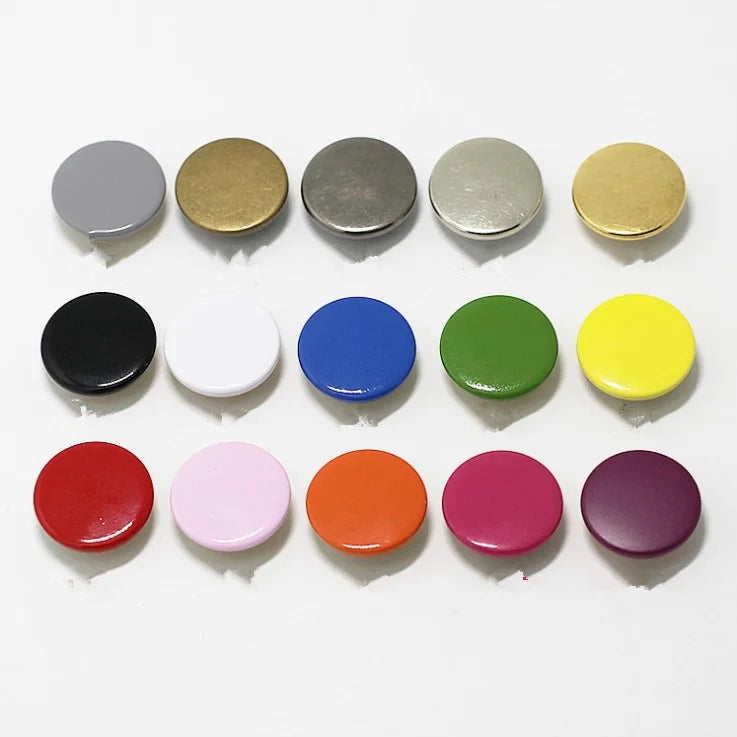 Deepeel D3-9 12-20mm Colorful Snap Bags Clothes Decorative Button Fasteners Press Studs for Sewing Craft Accessories Button