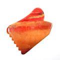2026 Fast air shipping beauty personal care Mookaite Jasper gua sha board with spiky crystals healing stones