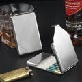 Personalized Flip-top Cigarette Case Stainless Steel Cigarette Case for 7 Coarse or 9 Medium Sticks